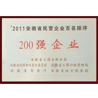 安徽省200强企业 安徽省200强企业
