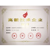 高新技术企业证书 高新技术企业证书